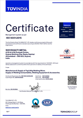 TUVINDIA Certificate