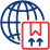 Export-Ready with Global Shipping and Packaging Standards Icon